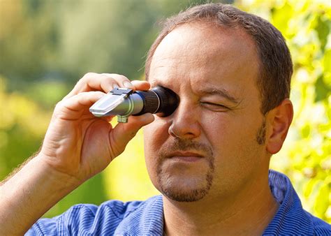 how does a refractometer work wine|using a refractometer for wine.